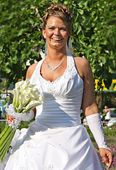 En sommerlrdag var der flere bryllupper i Kecskemet, Ungarn 2009.